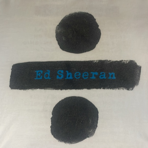 2/$30 Ed Sheeran Divide Tour Concert T-Shirt Size Small - Picture 7 of 16